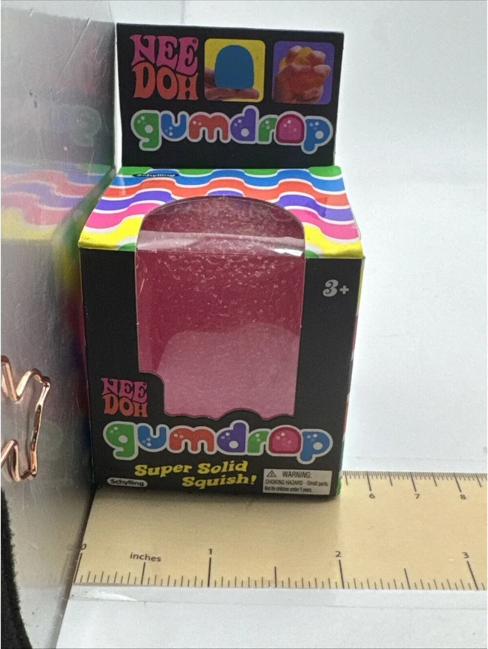 Schylling NeeDoh Gumdrop Pink 2.5